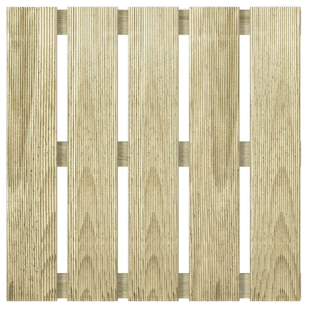 Piastrella per Decking 12 pcs Verde 50 x 50 cm 3444819