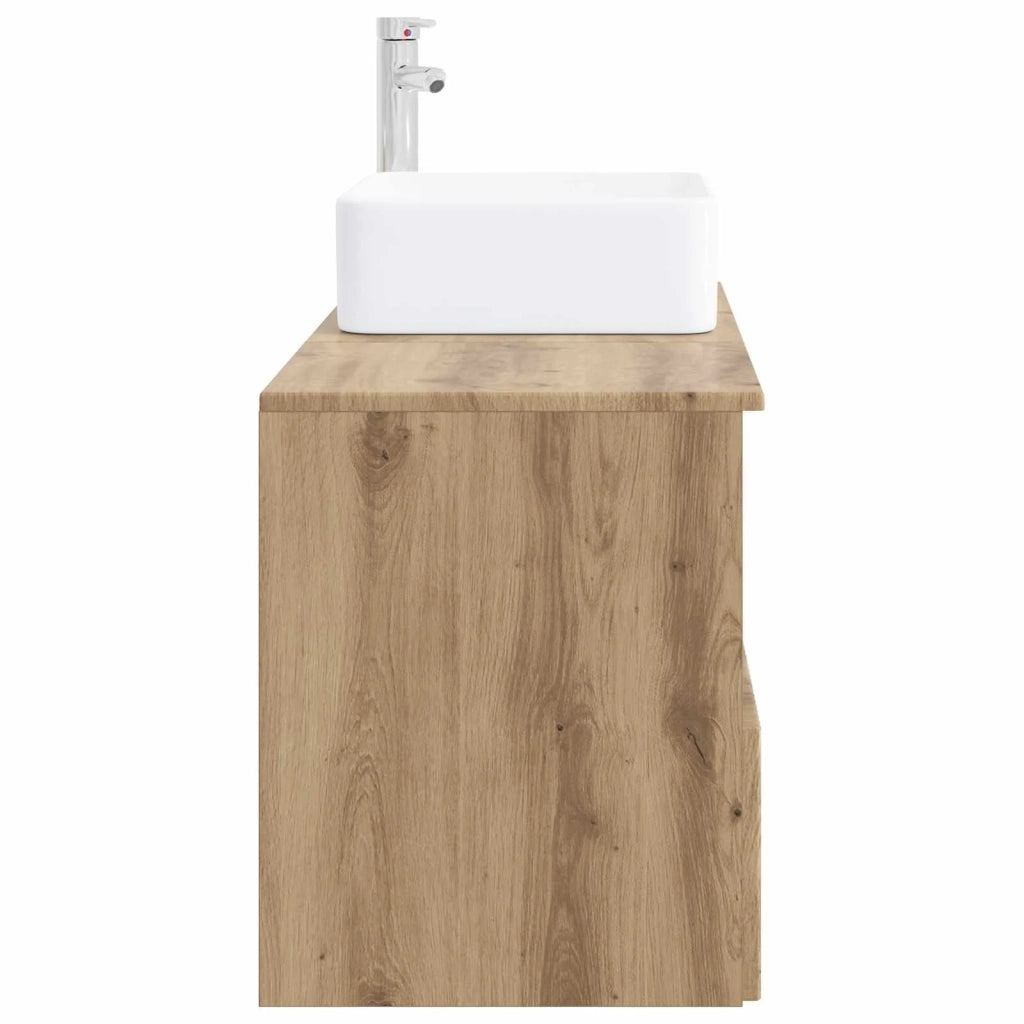 Set di mobili per il bagno 2 pz Rovere Artigianale 3404073