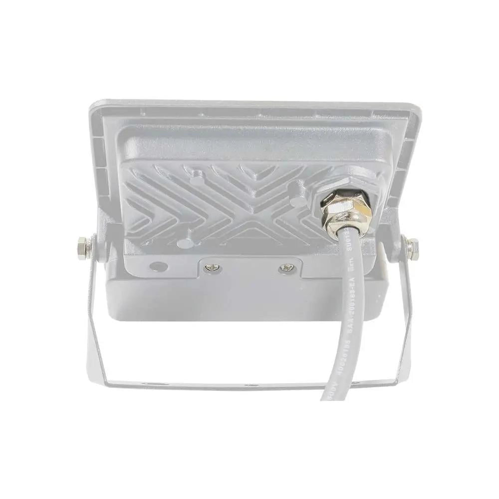 Faro LED V-TAC VT-118S 10W 6400K con sensore IP65 bianco