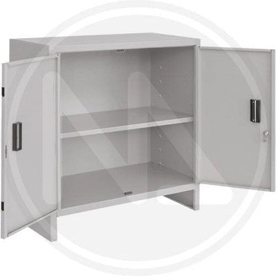 ARMADIO MINISPAZIO IN LAMIERA METALLO 2 ANTE BASSO CM78x39x80H ARMADI TUTTOPIANI