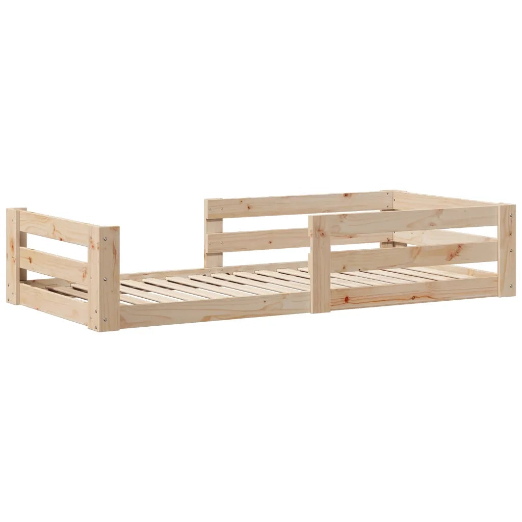 Letto senza Materasso 70x140 cm in Legno di Pino 855687