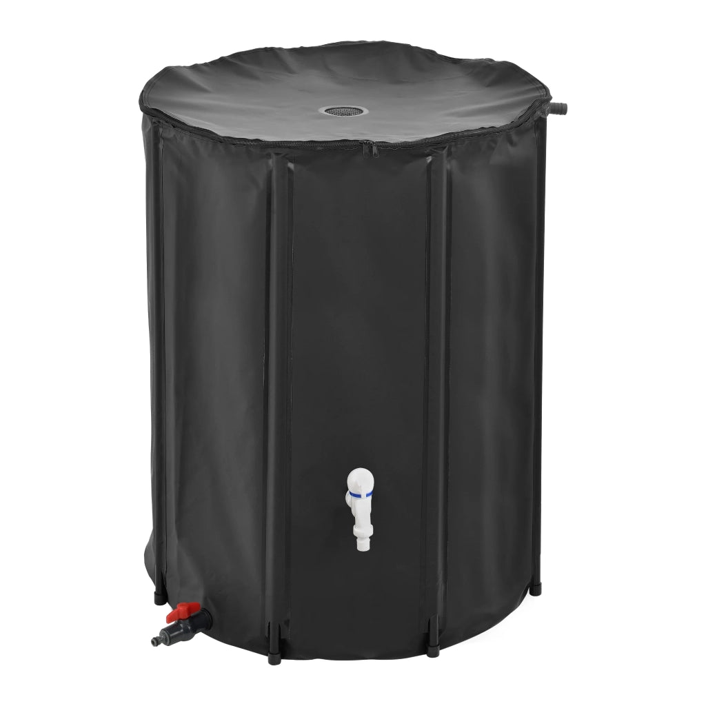 Serbatoio per acqua piovana da 500 litri 80 x 98 cm nero 03_0010517