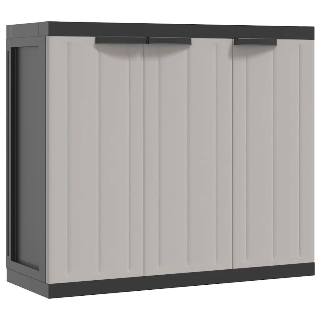 Armadio da Esterno Grigio e Nero 97x37x85 cm in PPcod mxl 133766