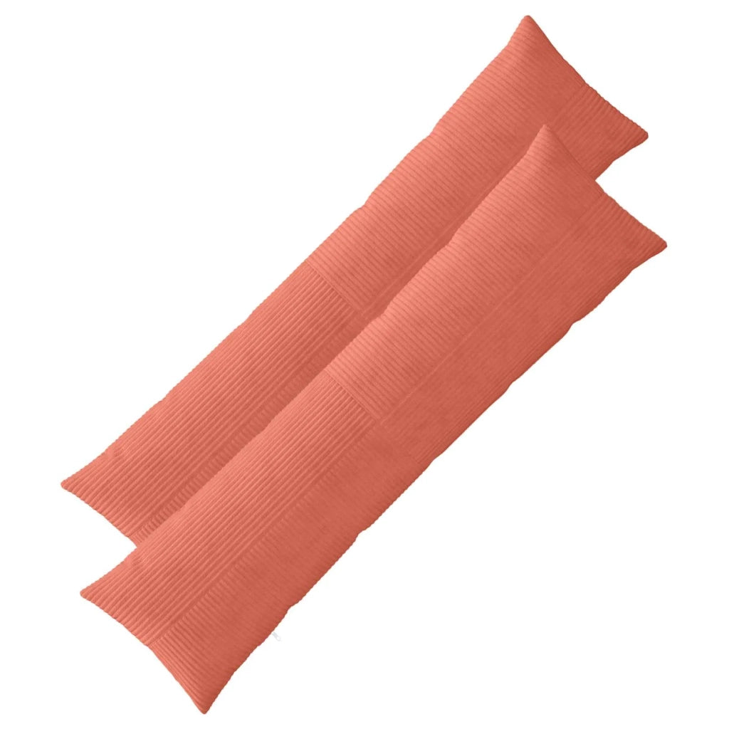 Federa 2 pcs ALMELO Rosso Arancio 40 x 145 cm corduroy 914302
