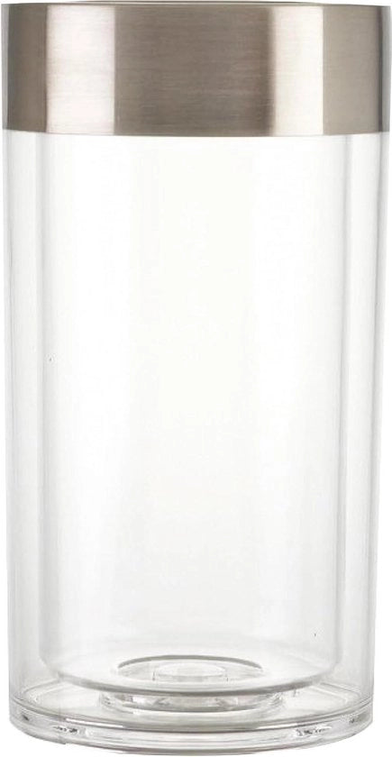 Raffreddatore di vino ø 12 x 195 cm in plastica e acciaio inossidabile - Design moderno