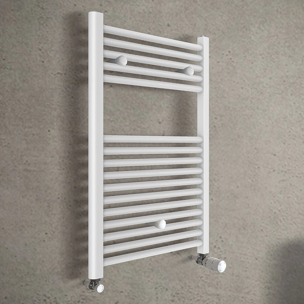 Scaldasalviette bagno L 55x80,3 cm bianco interasse 50 cm