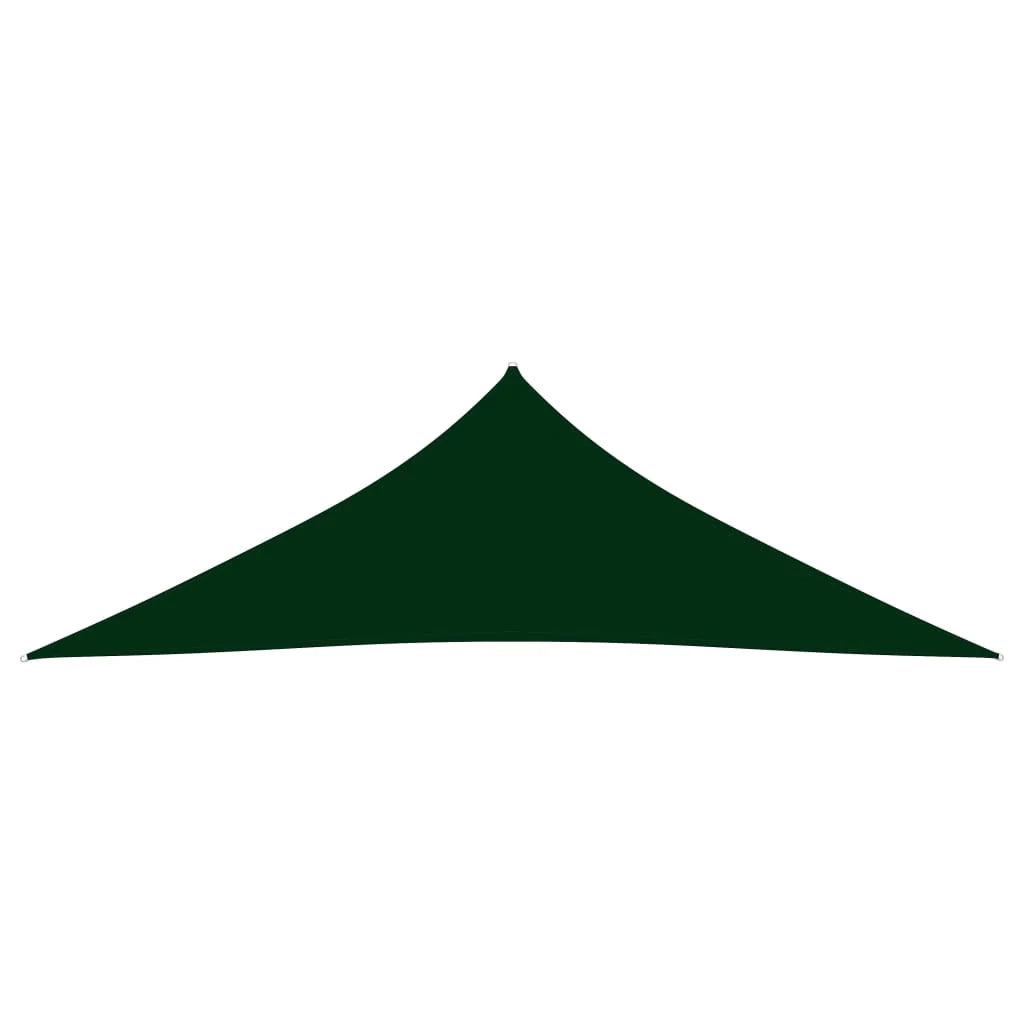 Vela ombreggiante triangolare in tessuto Oxford 4 x 4 x 5,8 m verde scuro 02_0009884
