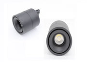 Faro faretto Led Binario 12w Luce Naturale Frontale Angolo 90 gradi Per binario Monofase Nero