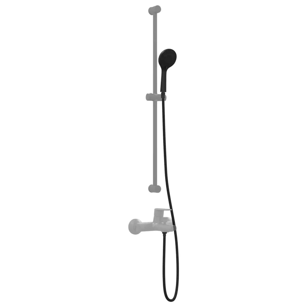 Set di doccia con soffione Nero 150 cm Acciaio Inox CFW7418481