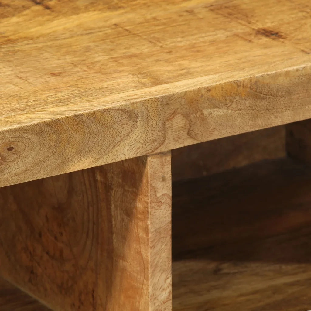 Mobile TV a Parete-Mobile TV a Muro 60x30x19 cm Legno Grezzo Massello di Mango 907945