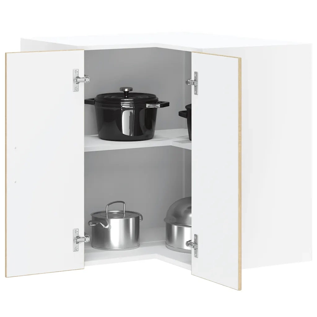 vidaXL Pensile da Cucina ad Angolo Kalmar Rovere Sonoma in Truciolato