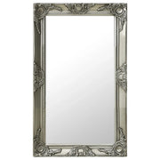 Specchio da Parete Stile Barocco 50x80 cm Argento cod mxl 51106