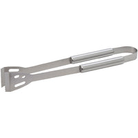 Set 3 Utensili Barbecue Forchettone Pinza Spatola Acciaio Inossidabile Cromato