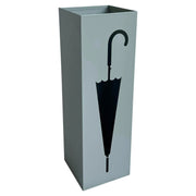 Set di 6 Portaombrello Sonny 15x15x48cm In Metallo Verde Salvia Opaco