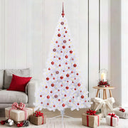 Albero di Natale artificiale Bianco 210 cm PVC e Acciaio 3426821