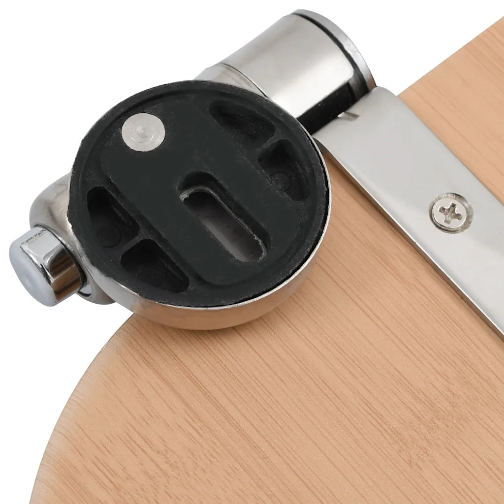 Copriwater 2 pz con Chiusura Ammortizzata in MDF Bamboo 276994