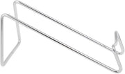 Sistema di conservazione vino - Scaffale in acciaio inox - Supporto per tende da cucina - Mobile per bar - Finestra in acciaio inox lucido - Dimensioni 19 x 6 x 8,5 cm - Contenitore per bottiglie