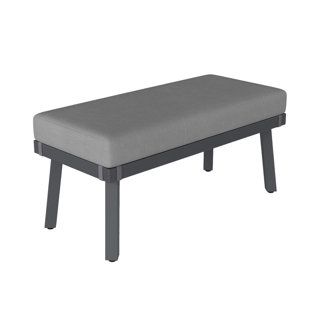 Set Tavolo da Pranzo da Giardino 8 Posti con Divano Angolare ¨C Xylo ¨C Polyrattan Grigio