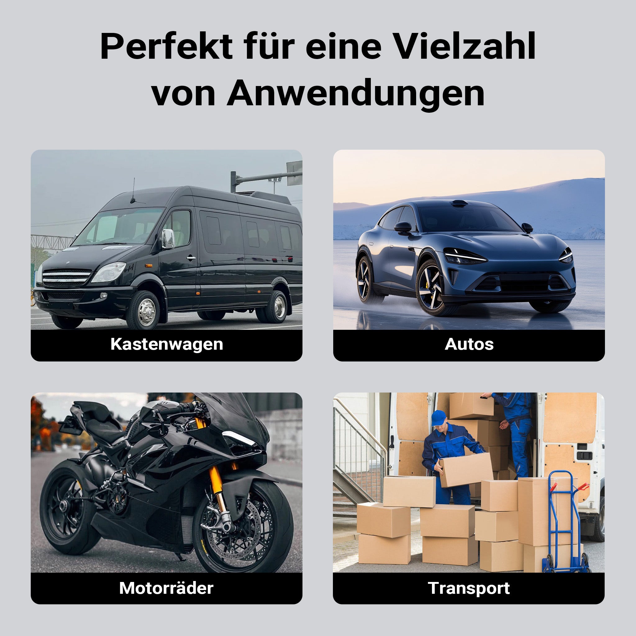 Carrello sottoruota sposta auto 2 pezzi Portata 680 kg l’uno Ausili di manovra Posizionatori