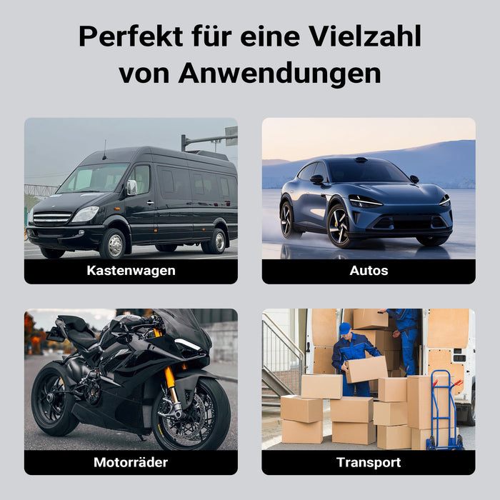 Carrello sottoruota sposta auto 2 pezzi Portata 680 kg l’uno Ausili di manovra Posizionatori