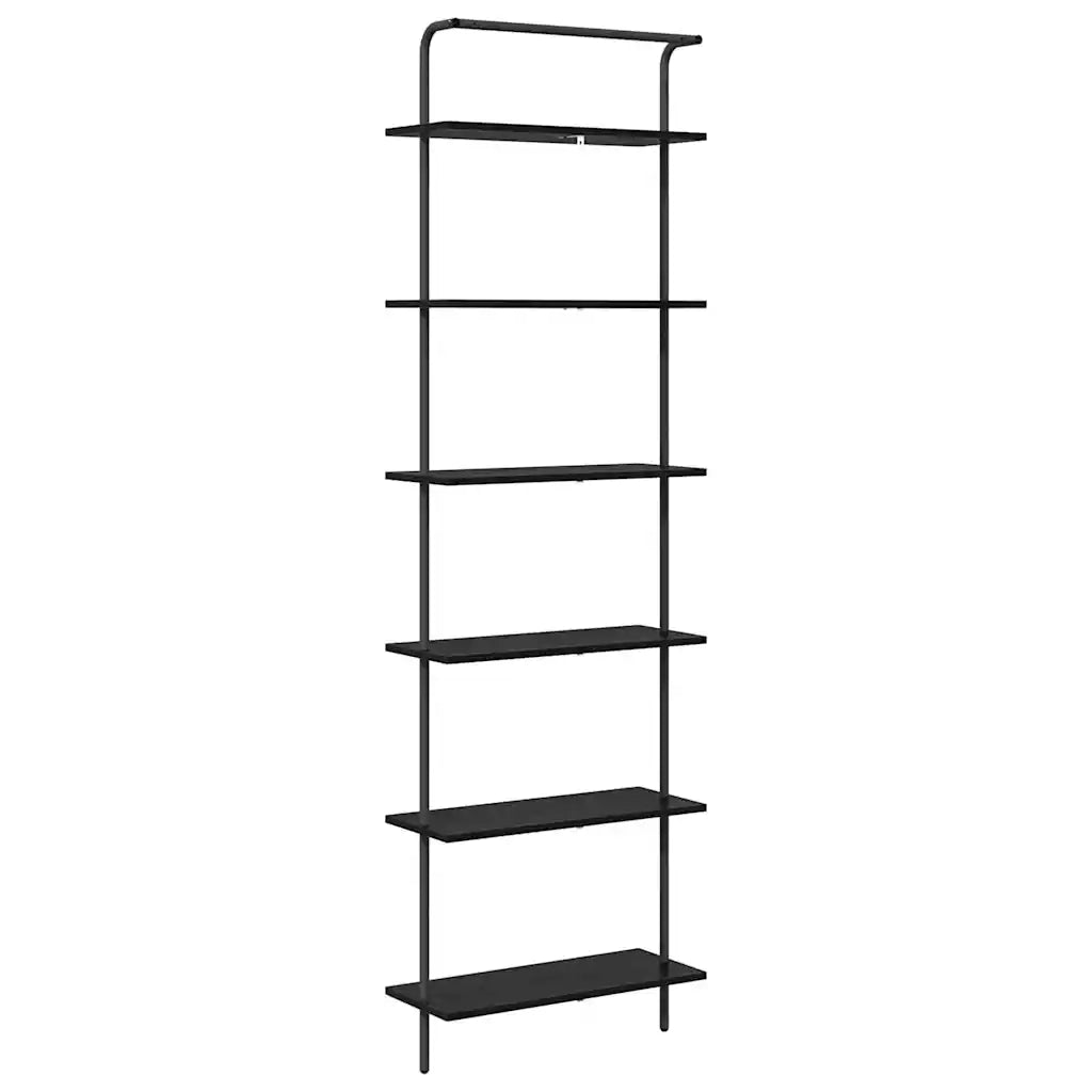 Libreria Rovere Nero 60 x 24 x 203 cm Legno multistrato 879971