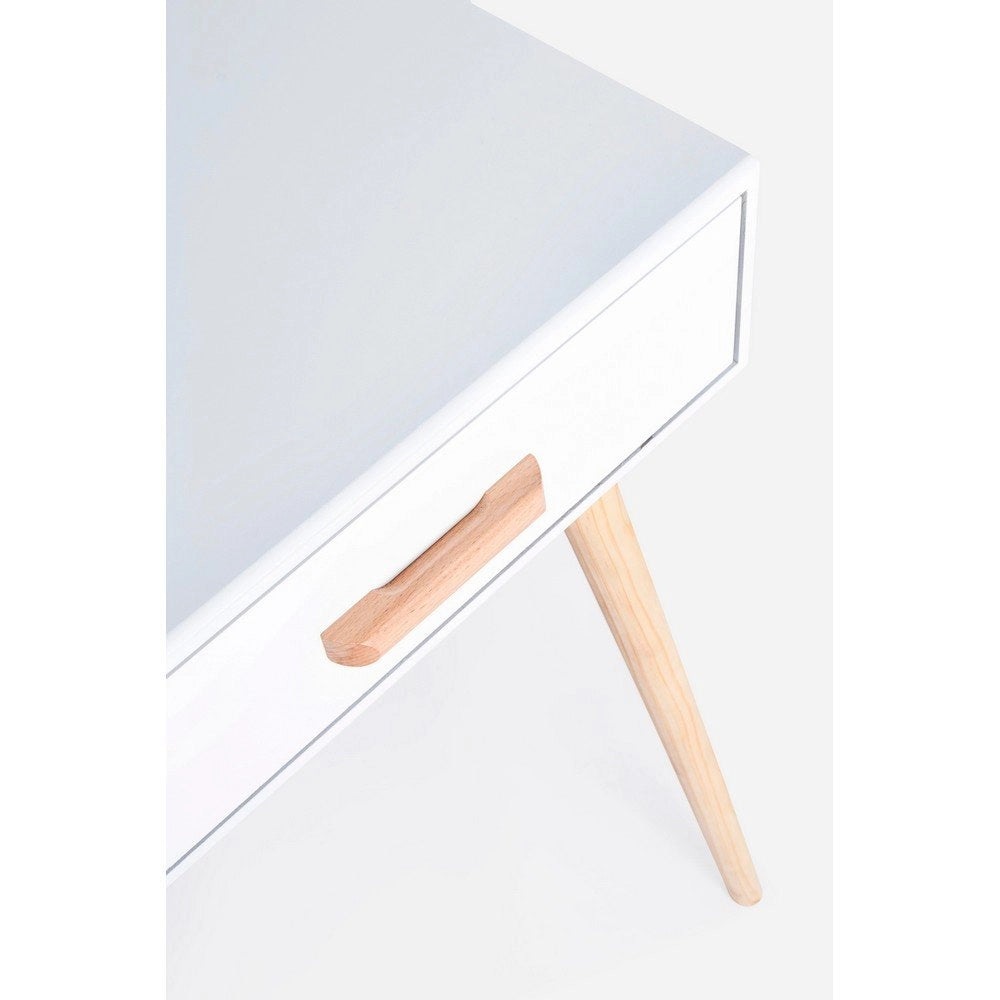 Consolle 2 Cassetti Legno Bianco Moderna da Interno - EXCEPTIONAL