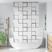 Tenda a Rullo Doccia 140x240 cm Larghezza Tessuto 136 cm 4014928