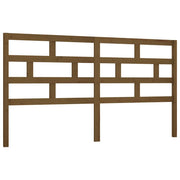 Testiera | Testata per Letto ambra 206x4x100 cm in Legno Massello di Pino