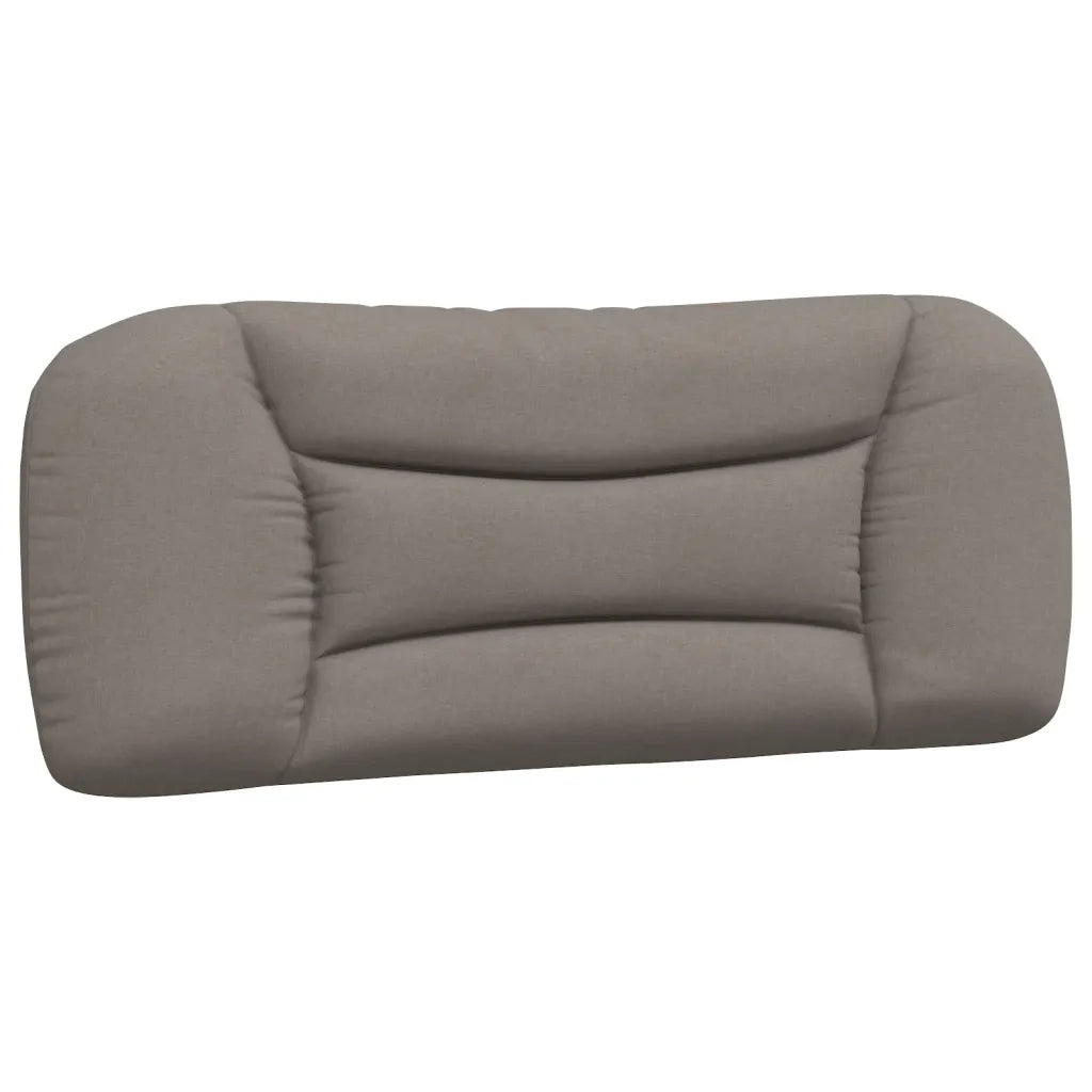 Letto con Materasso Tortora 100x200 cm in Tessuto
