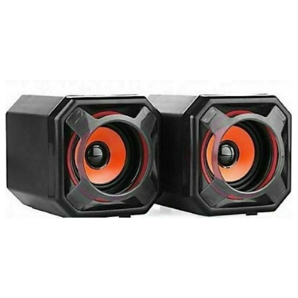 Trade Shop - Casse Altoparlante Per Computer 2,0 Mega Bass Bluetooth 10w Usb Portatile Q-a30 -