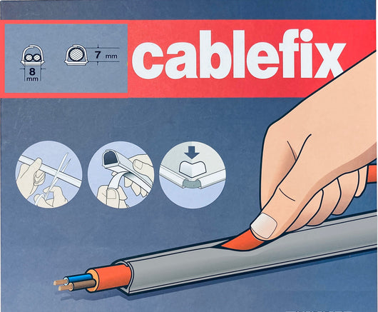 canalina adesiva inofix 8x7mm lunghezza 4mt bianco cod:ferx.39155