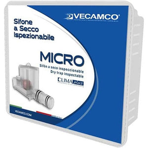 Kit sifone a secco con scarico o rizzontale  micro  vecamco 9899-244-01