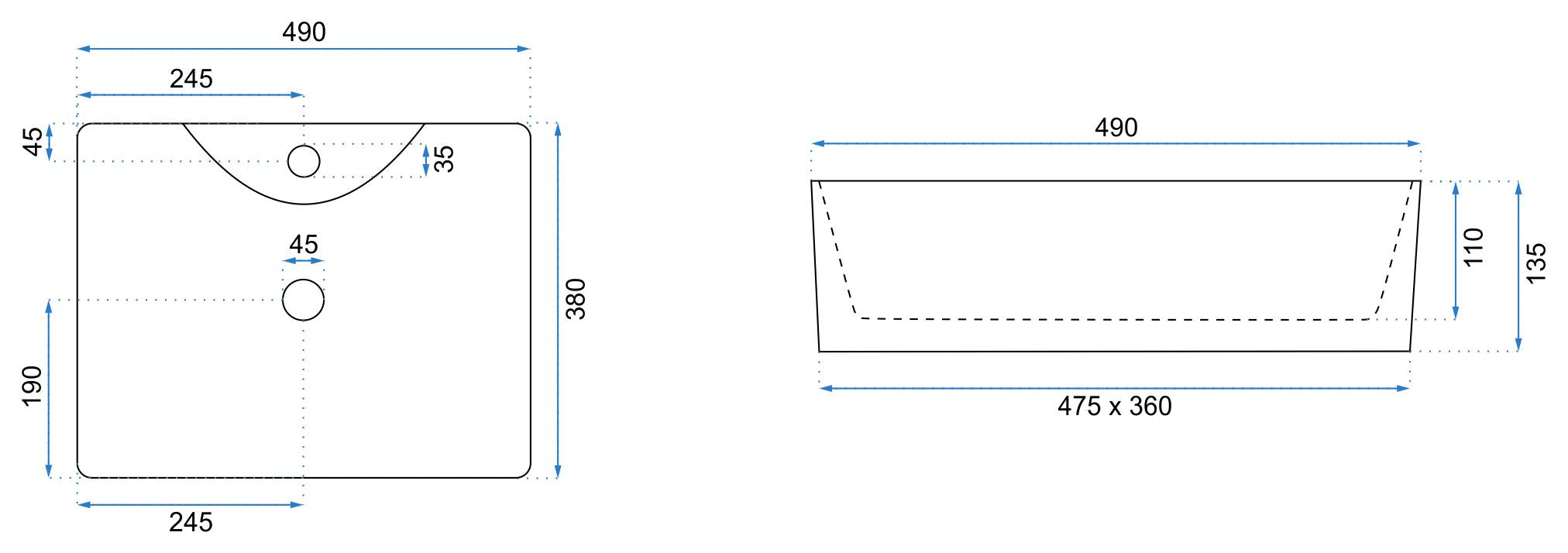 Lavabo Da Appoggio Rea Kelly