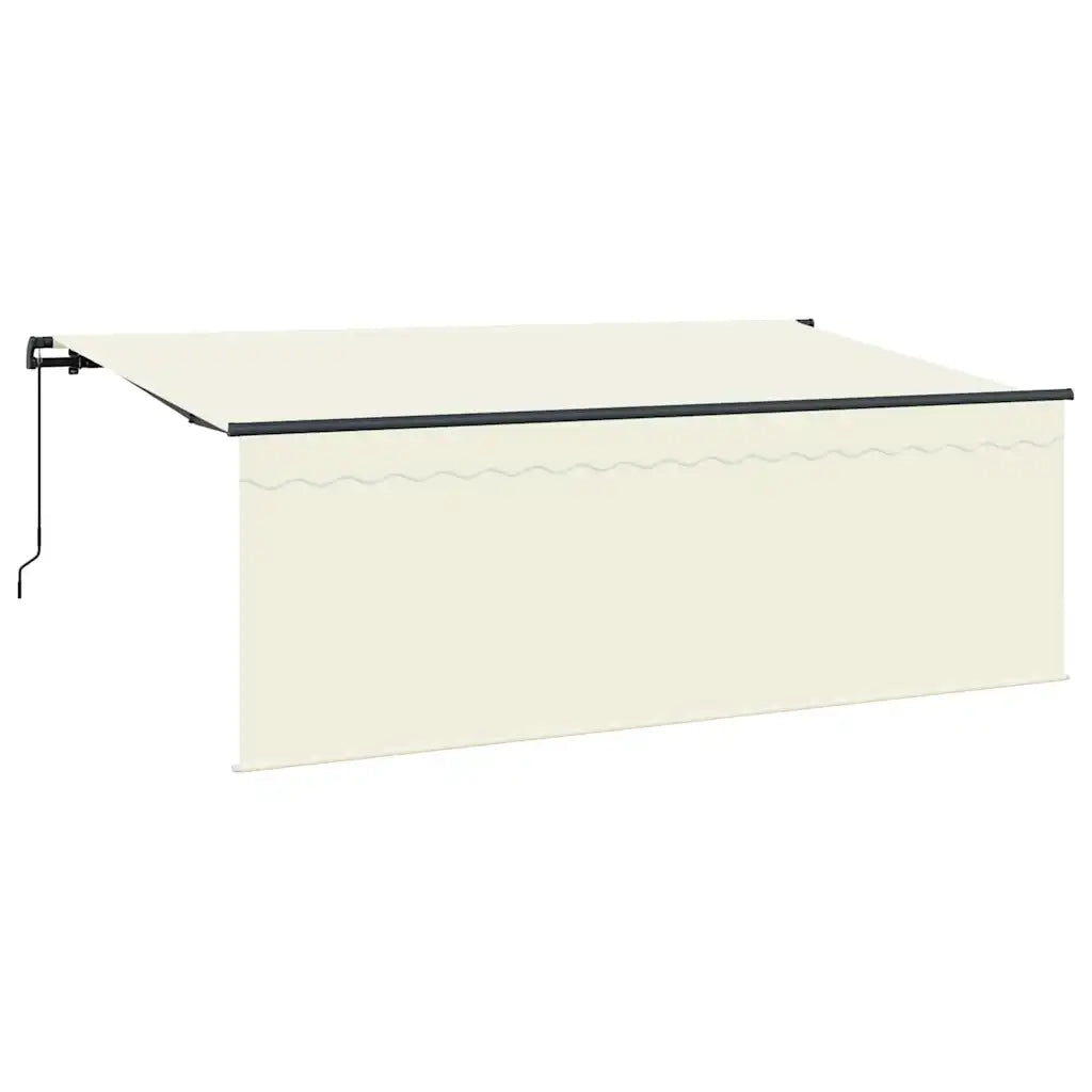 vidaXL Tenda con tende Crema 350 x 200 x 120 cm Tessuto e Metallo