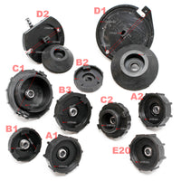 Set di 11pz adattatori connettori per lo spurgo dei freni ad aria compressa