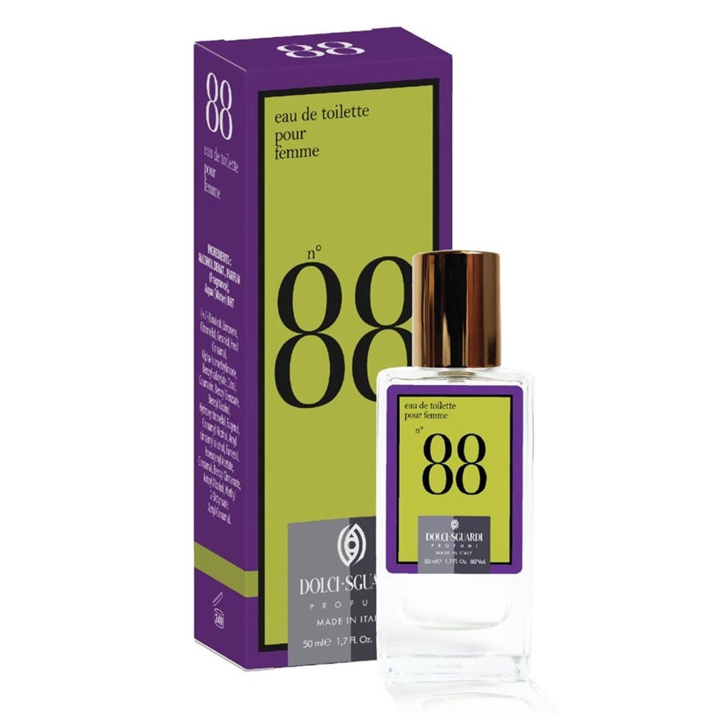 Trade Shop - Profumo Corpo Eau De Toilette Da Donna N°88 Da 50 Ml Fragranza Esotica Speziata 009289 -