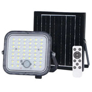 Trade Shop - Faretto Faro Con Pannello Solare 140w 1400lm Con Sensore Pir Ip65 Luce 6500k Tk-n140-f -