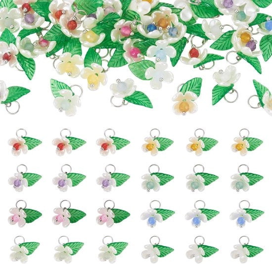 Accessori per gioielli in vetro per creare oggetti di decorazione con pietre preziose e resina