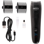 Rasoio Taglia Capelli Trimmer Elettrico con Aspirapeli Regola Barba Ricarica USB