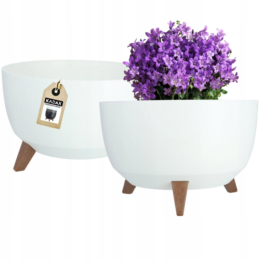 Vaso da fiori KADAX da 40 cm con coprigambe e inserto