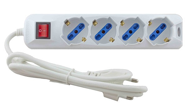 SYNTESY MULTIPRESA 4 PR.BIP. SCHUKO C/INTER.