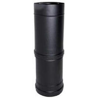 Tubo telescopico inox nero ml.0, 5 0,7 d.100 b08x9zg386