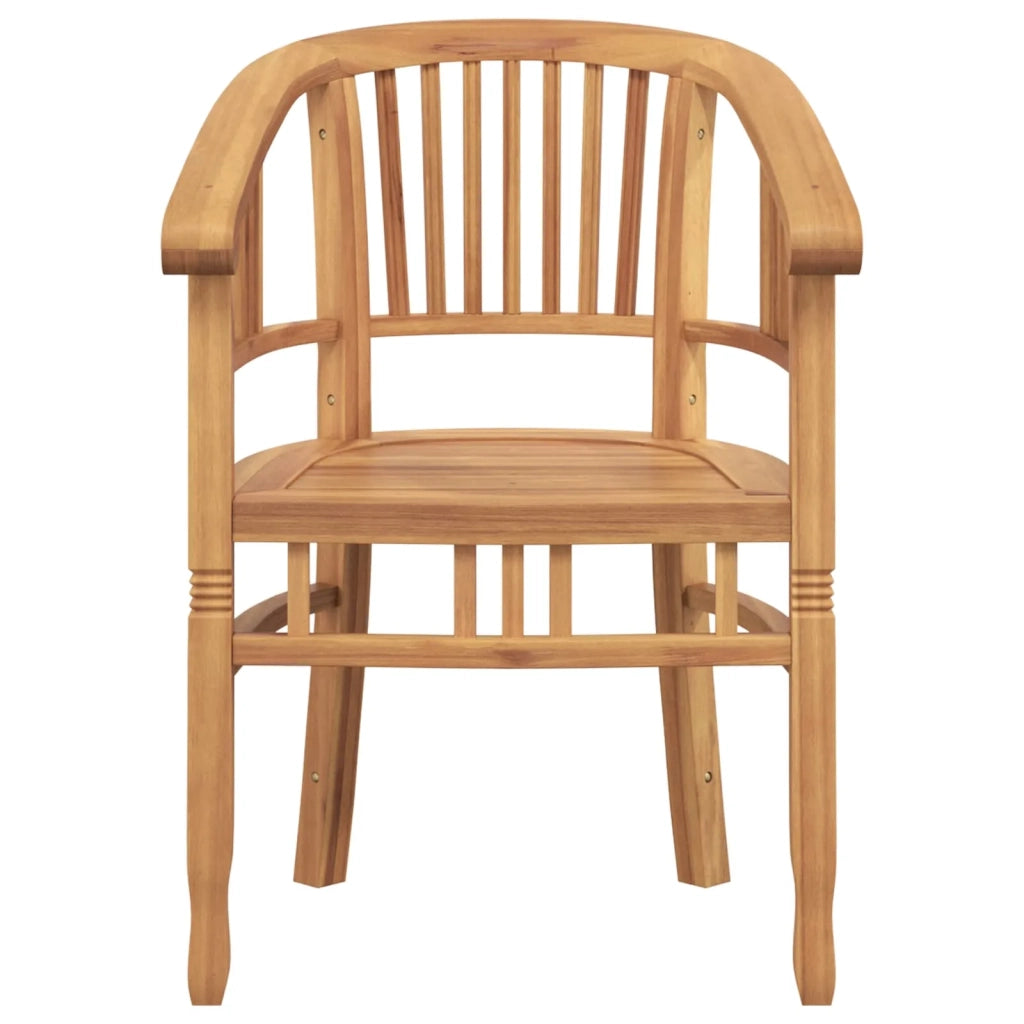 Sedia 2 pcs Marrone 63 x 58 x 89 cm Legno di teak solido 42008383
