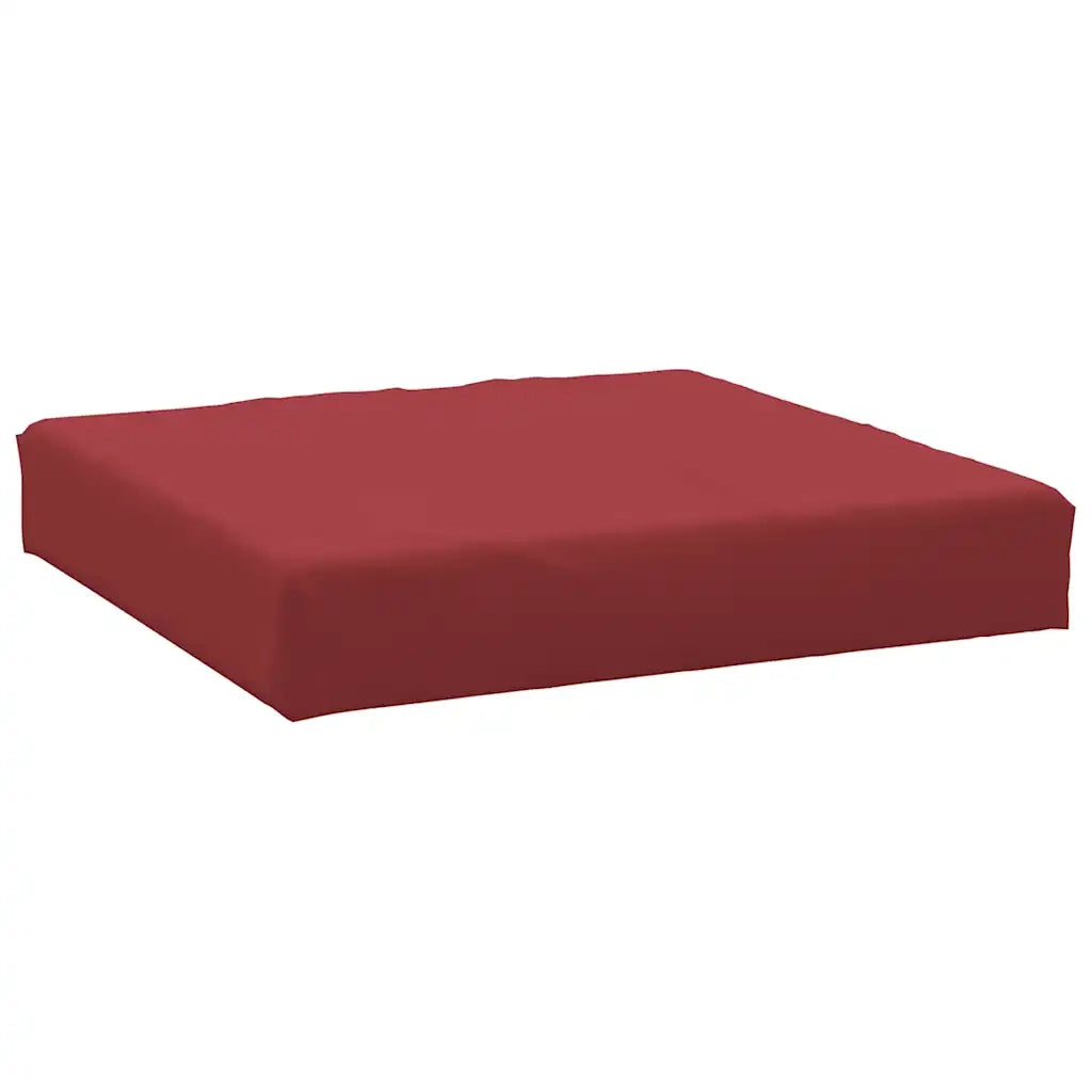 Cuscino per Pallet Rosso Vino 60x60x9,5 cm in Tessuto Oxford 361801