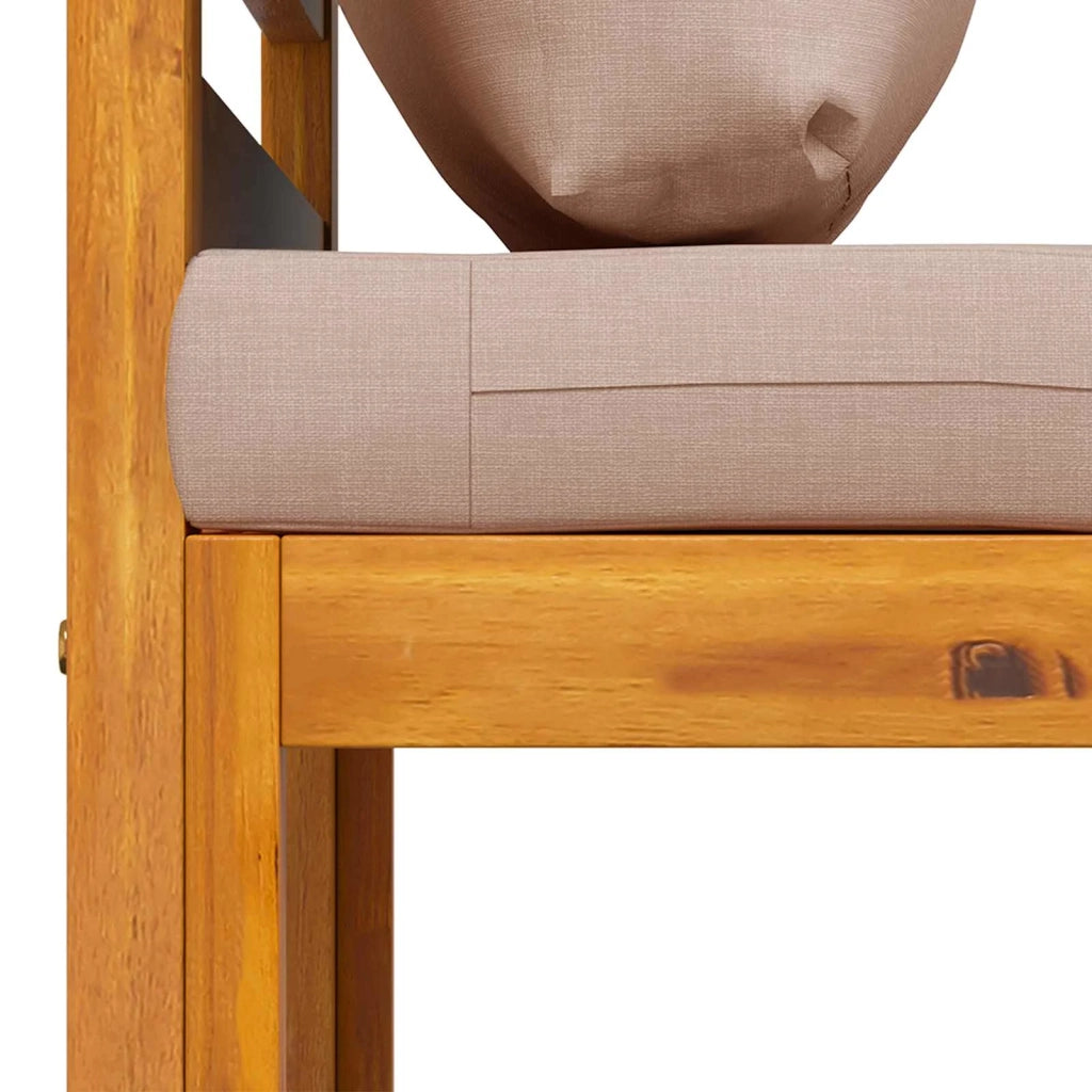 Set di divani 3 pz Naturale Legno di Acacia Massello 3417221