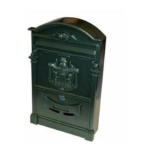 CASSETTA POSTALE VILLA ITALIA IN ALLUMINIO COLOR VERDE L26xP9xH42 cm