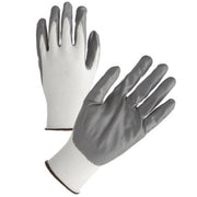 Trade Shop - Guanto Da Lavoro Spalmato In Nitrile Nylon Guanti Protettivi Misura Media Adulti -