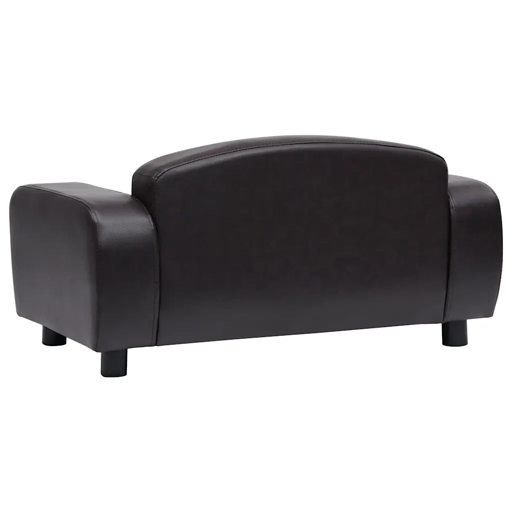 Divano per Cani Marrone 80x50x40 cm in Similpelle CFW3694389