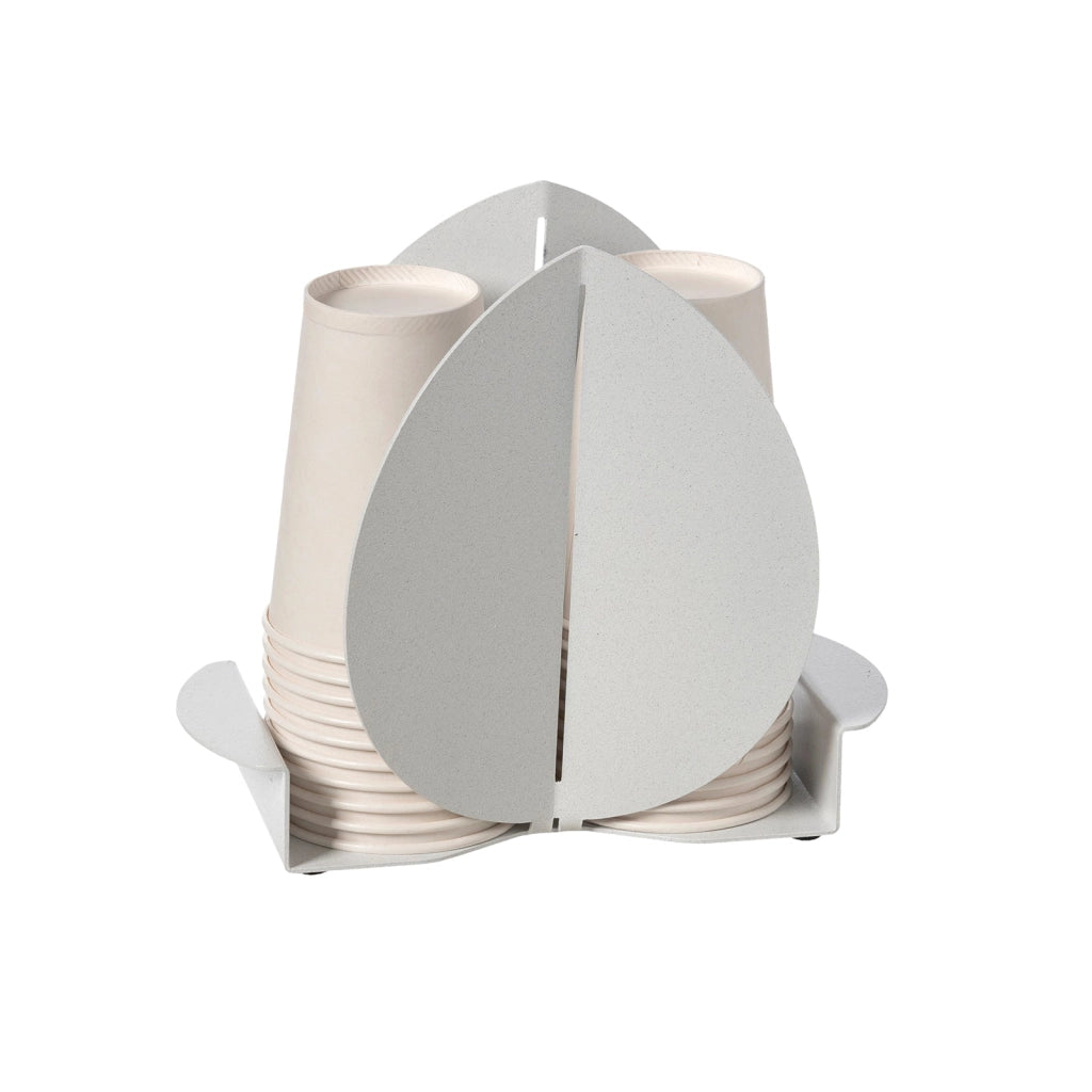Porta bicchieri Ficus Bianco marmo