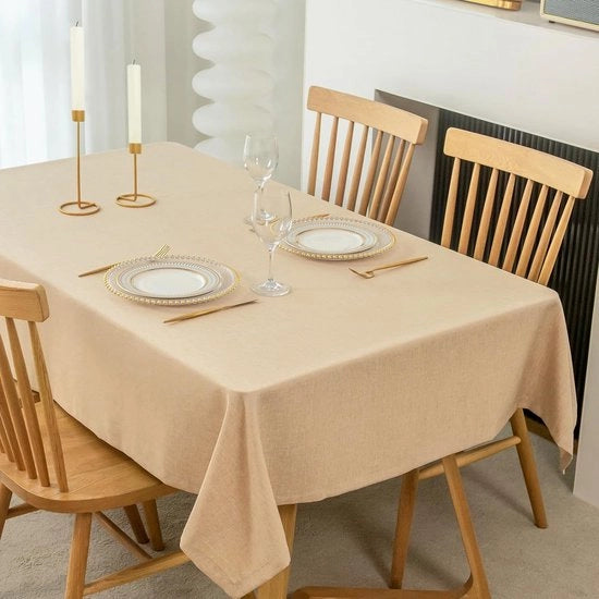 Tappeto in stile di lino, facile da pulire, lavabile, resistente alla sporcizia, disponibile in diverse colori e dimensioni, sabbia, rettangolare 130 x 160 cm